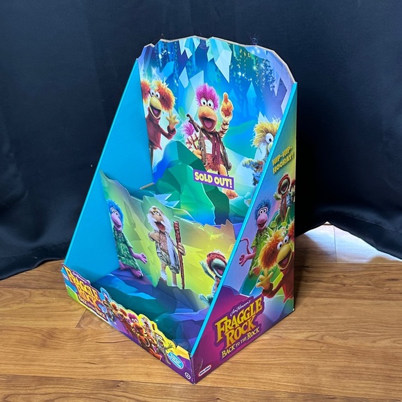 Fraggle Rock Back to the Rock Toy Set Cardboard Plush Display Jim Henson RETRO - Picture 5 of 12
